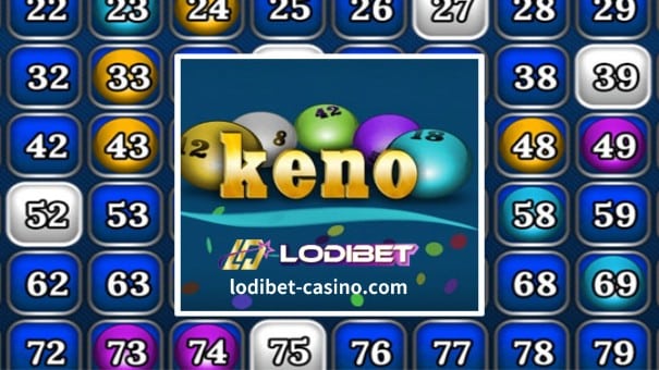 LODIBET Online Casino-Keno 1
